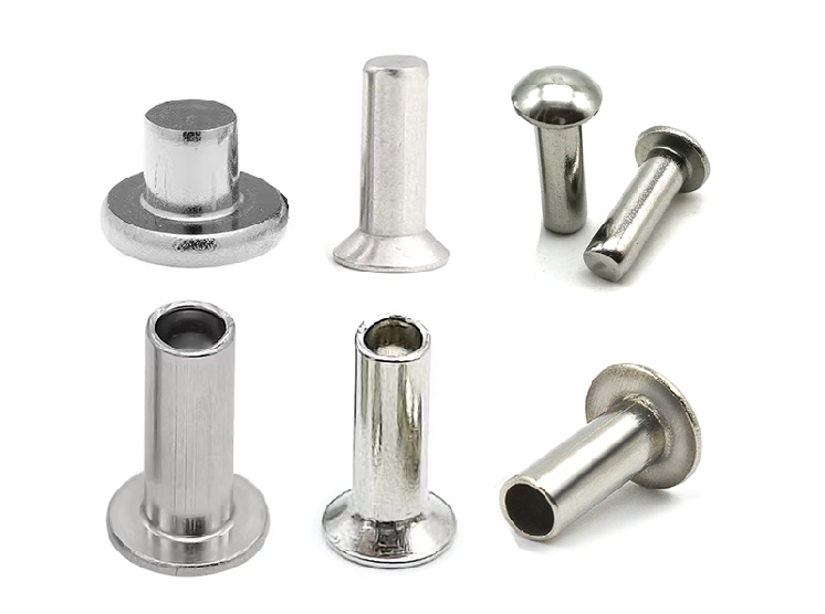 Bahan rivet yang berbeza