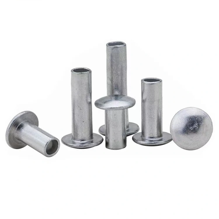 Rivet separuh berongga aluminium