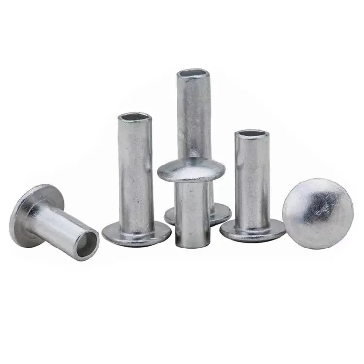 Rivet separuh tiub aluminium