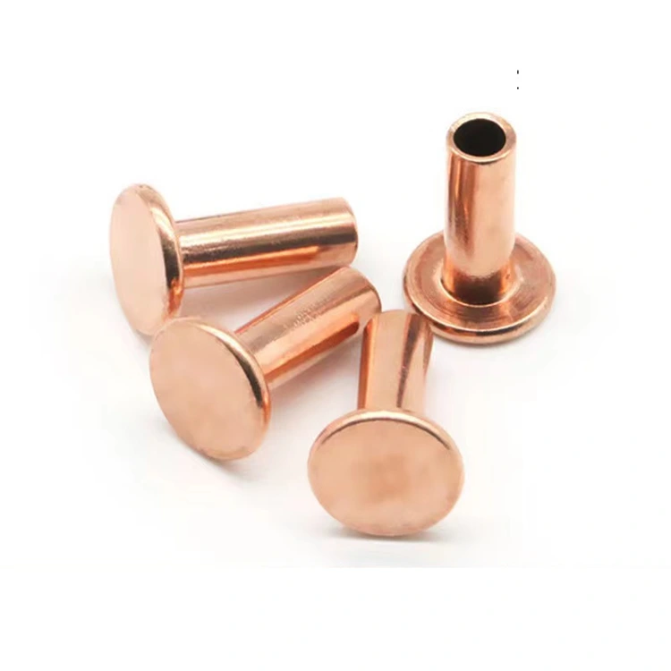 Rivet setengah tembaga setengah tembaga