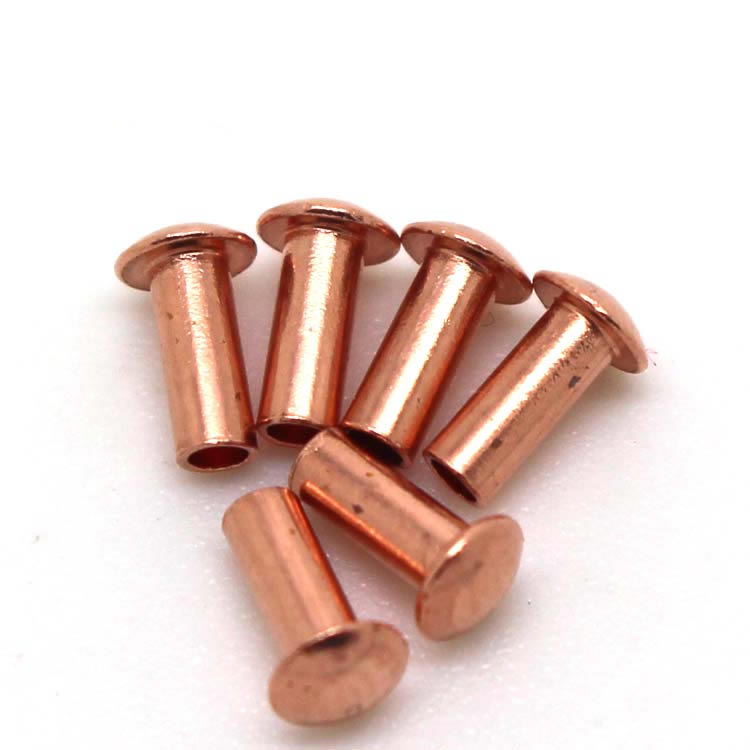 Tembaga Separuh Tiub Rivet