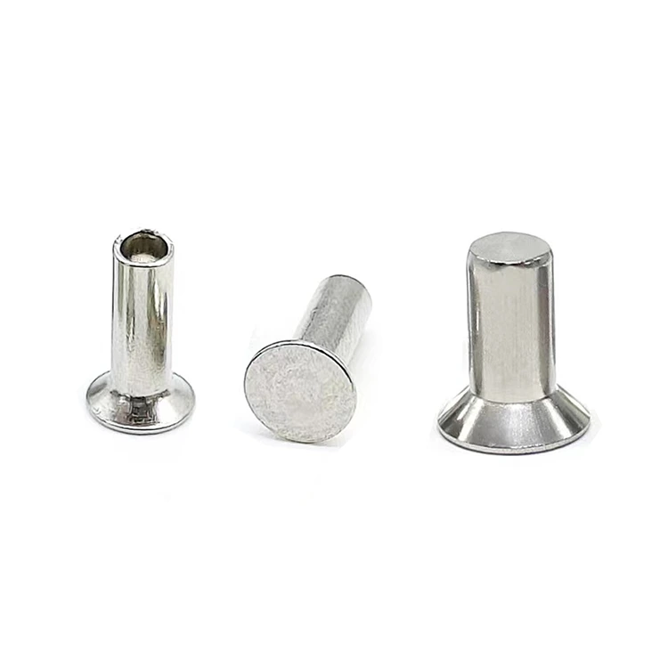 Rivet separuh berongga kepala countersunk