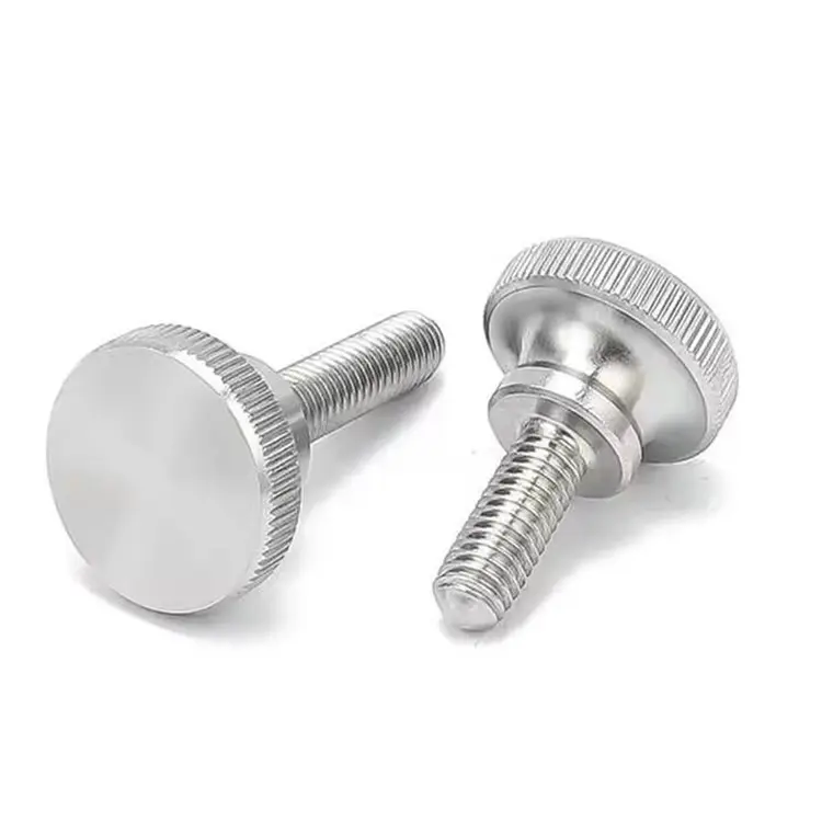 Skru knurled